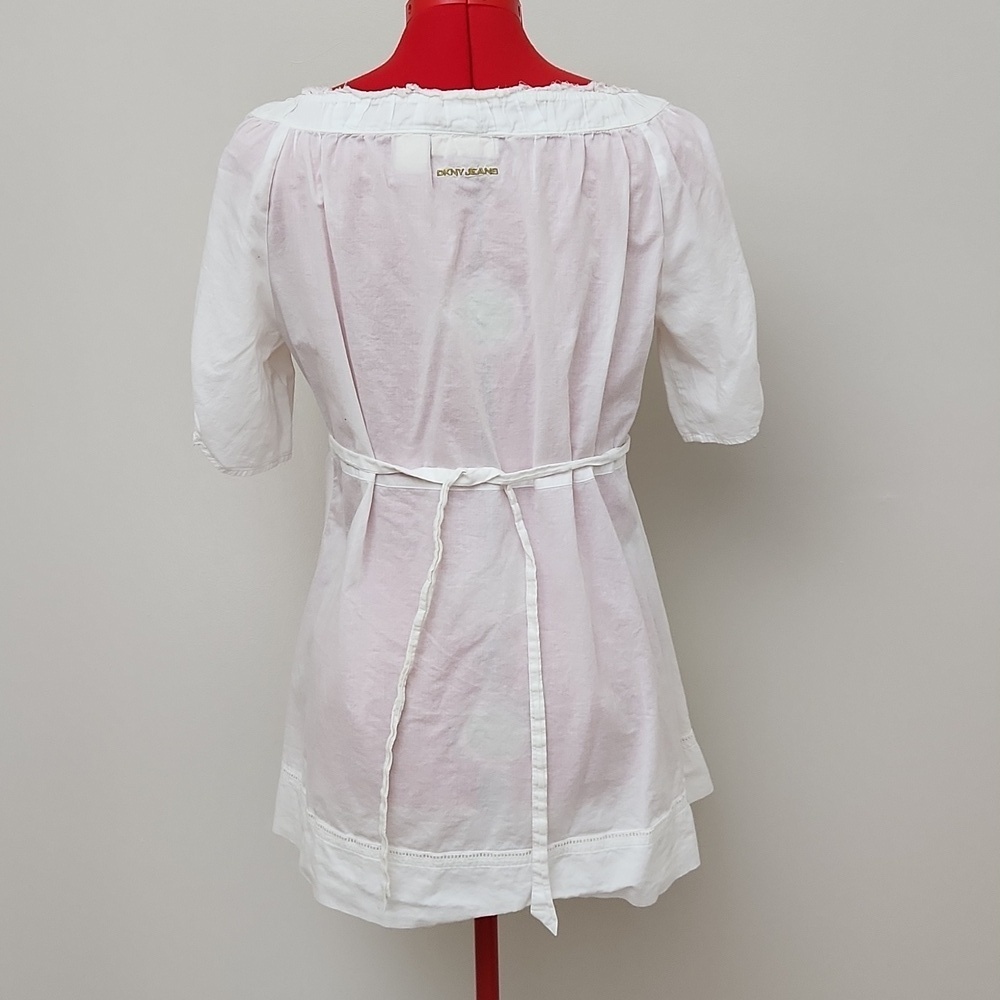 DKNY JEANS 100% cotton button down top - Picture 7 of 16